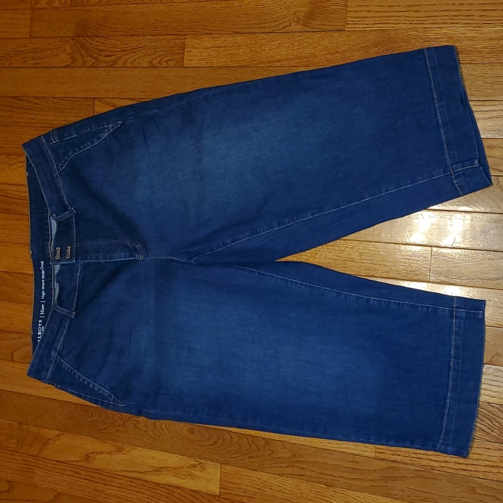 Talbot size 16 Petite high waist crop pants - Picture 2 of 9